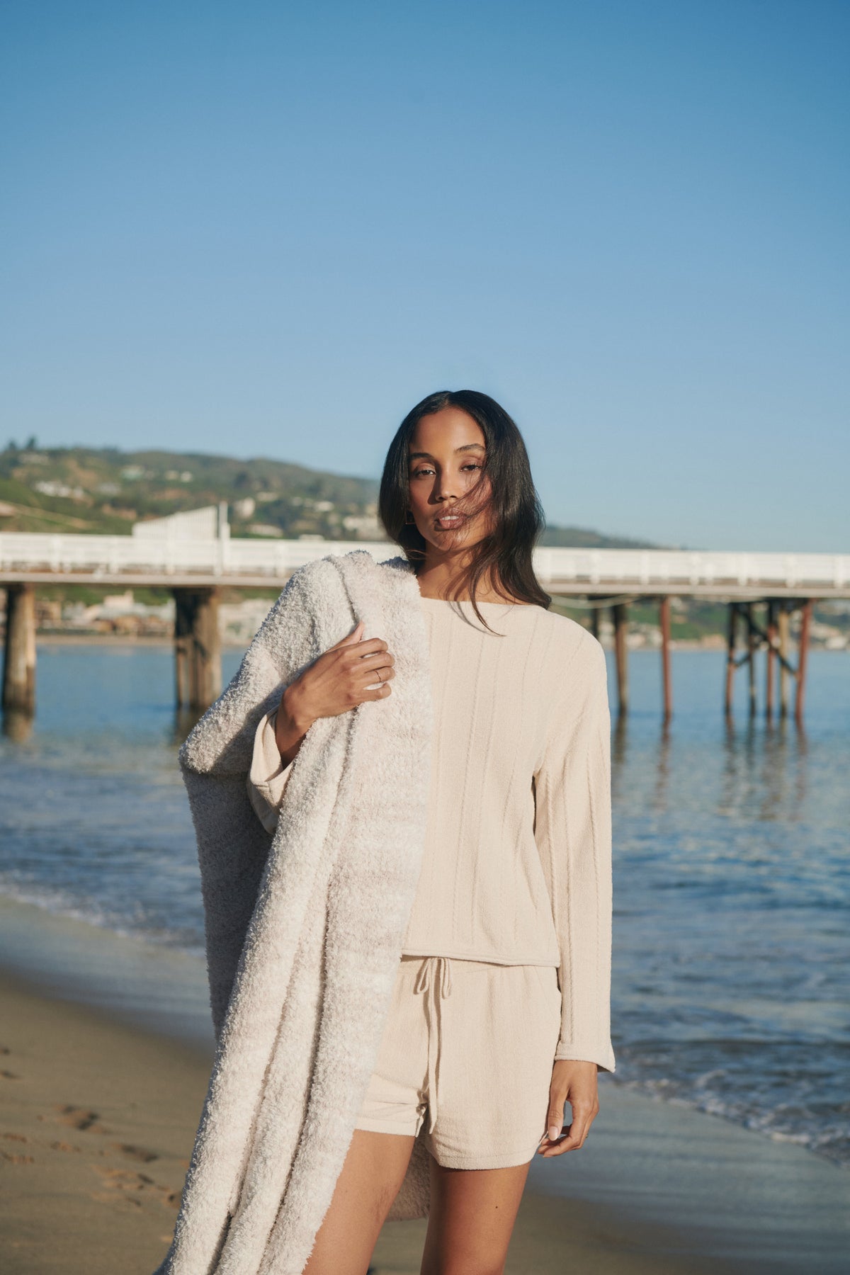 CozyChic Ultra Lite® Rope Stitch Boatneck Pullover