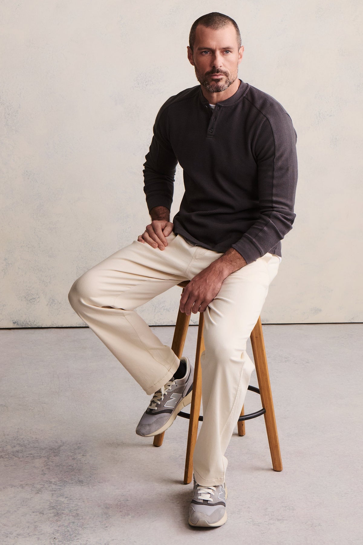Malibu Collection® Woven Twill Relaxed Pant