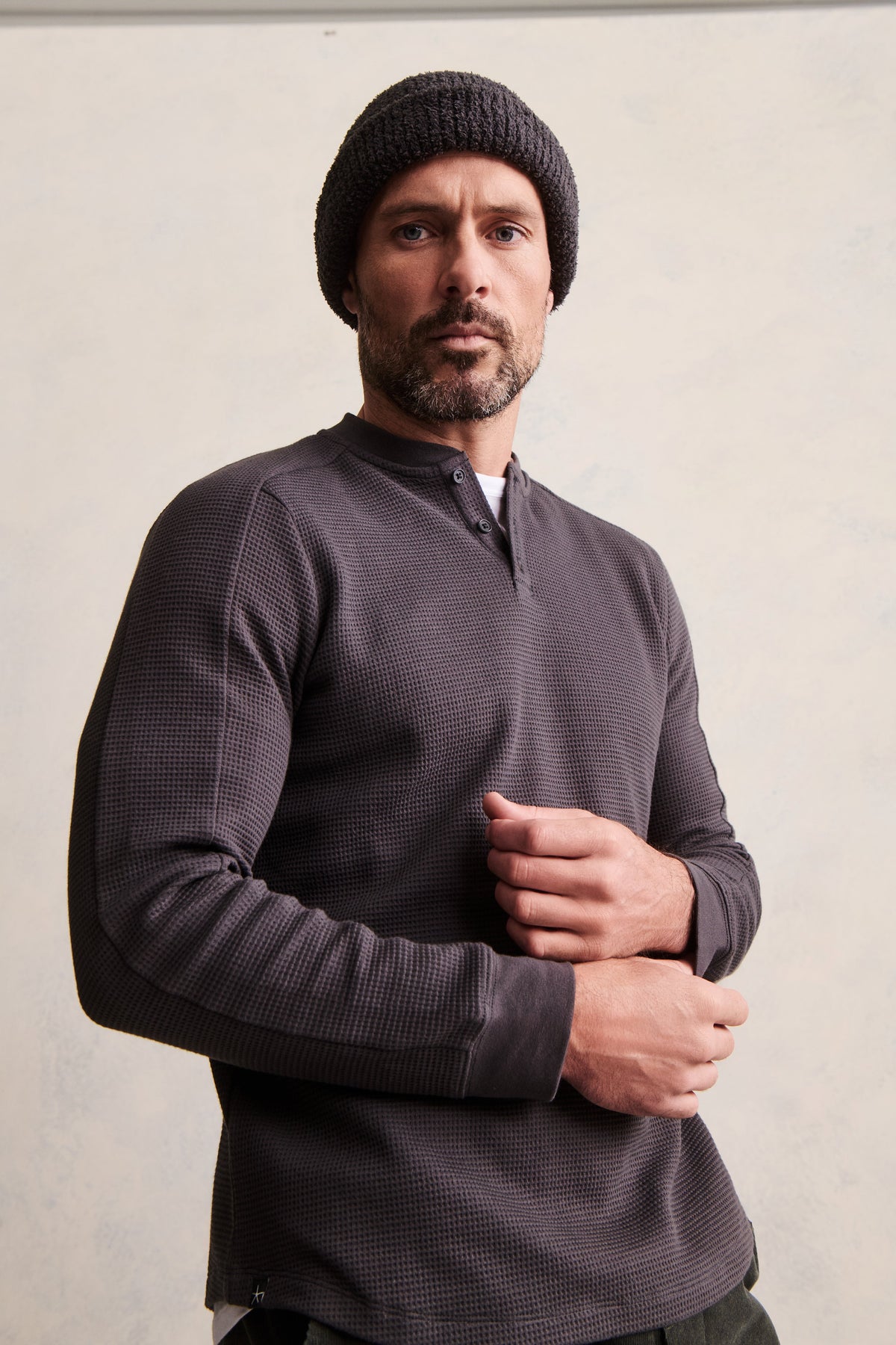 Waffle Thermal Henley