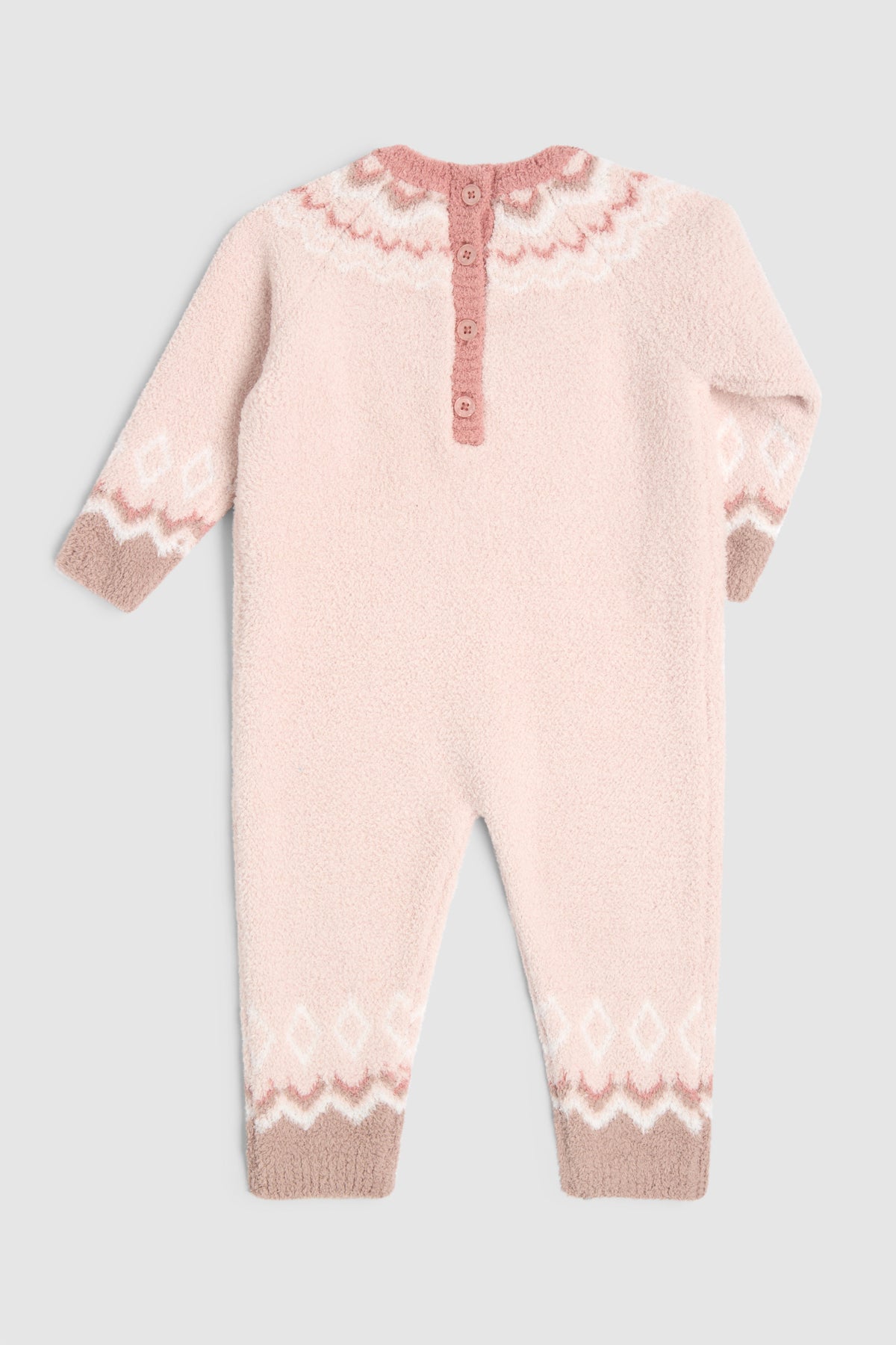 CozyChic® Baby Cable Fairisle Onesie