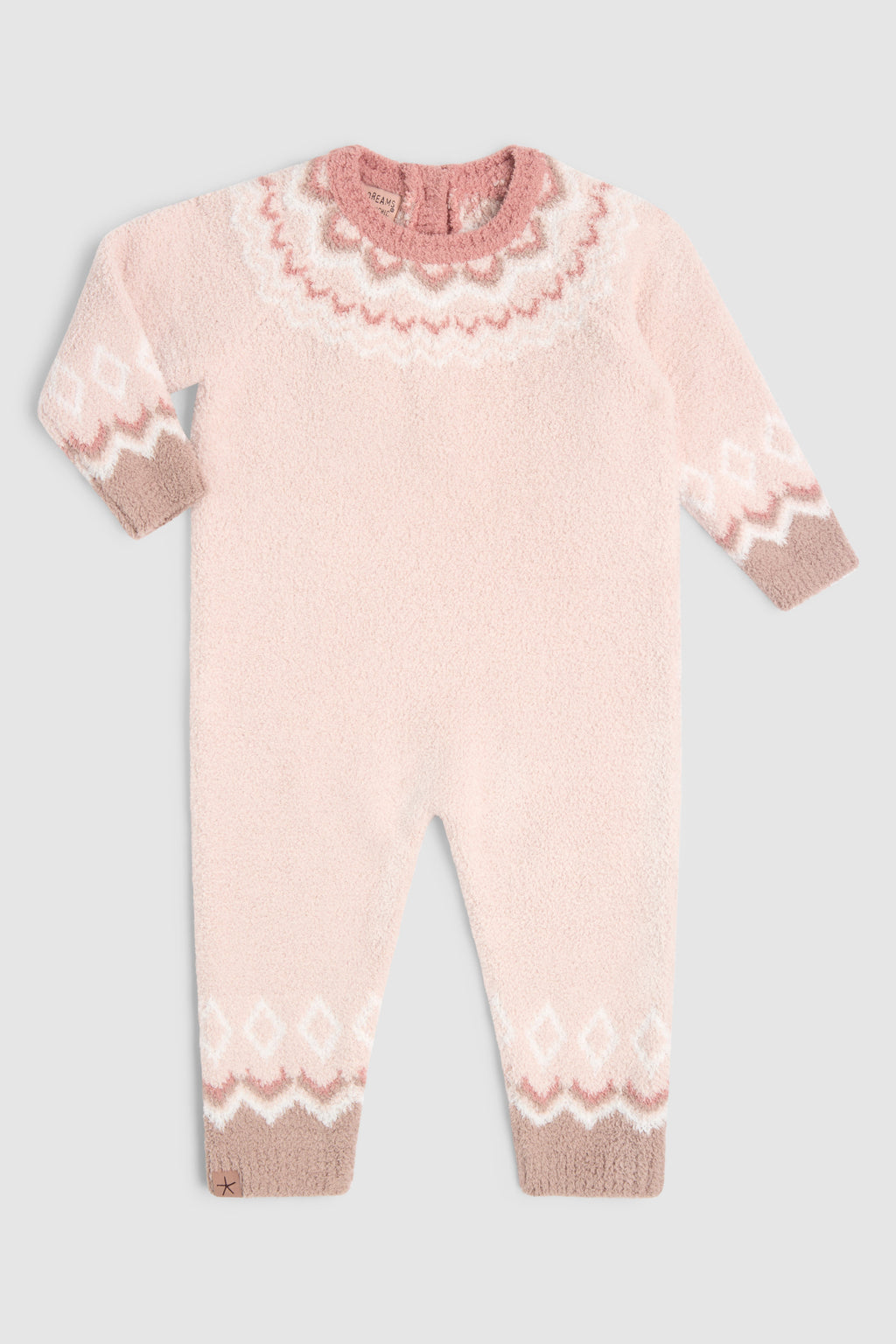 CozyChic® Baby Cable Fairisle Onesie
