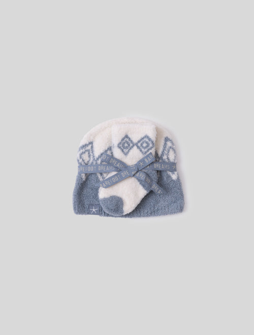 CozyChic Lite® Baby Fair Isle Beanie and Sock Set