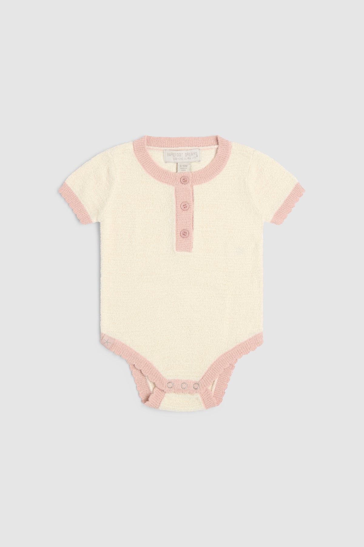 CozyChic Ultra Lite® Baby Scalloped Onesie