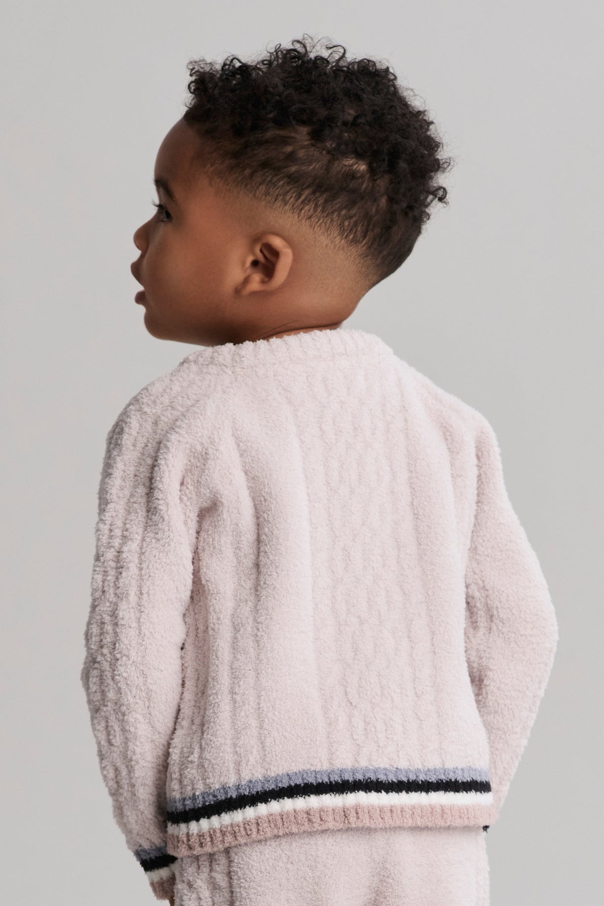 CozyChic® Toddler Sporty Rib Cable Pullover