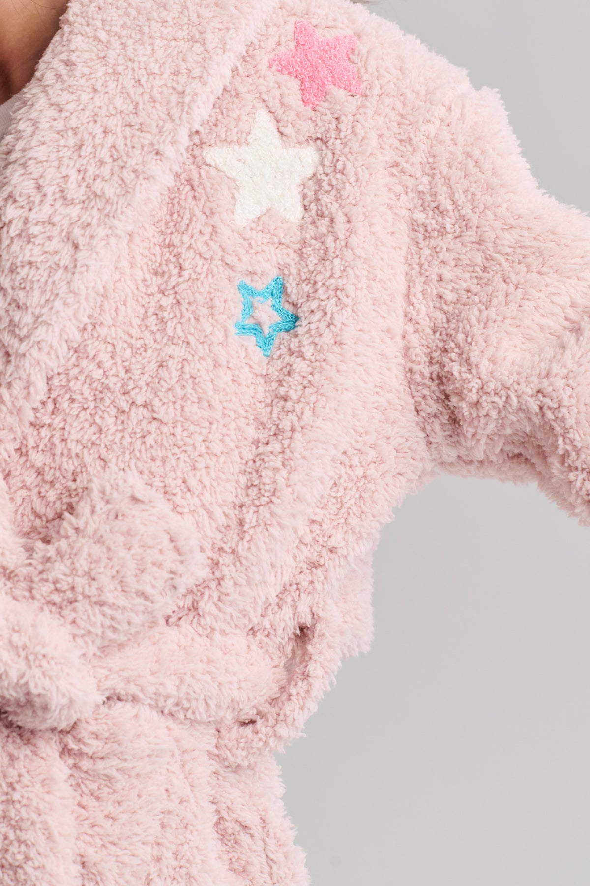 Brushed CozyChic® Toddler Embroidered Star Robe