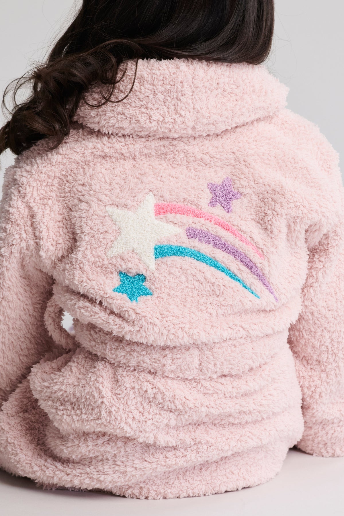 Brushed CozyChic® Toddler Embroidered Star Robe