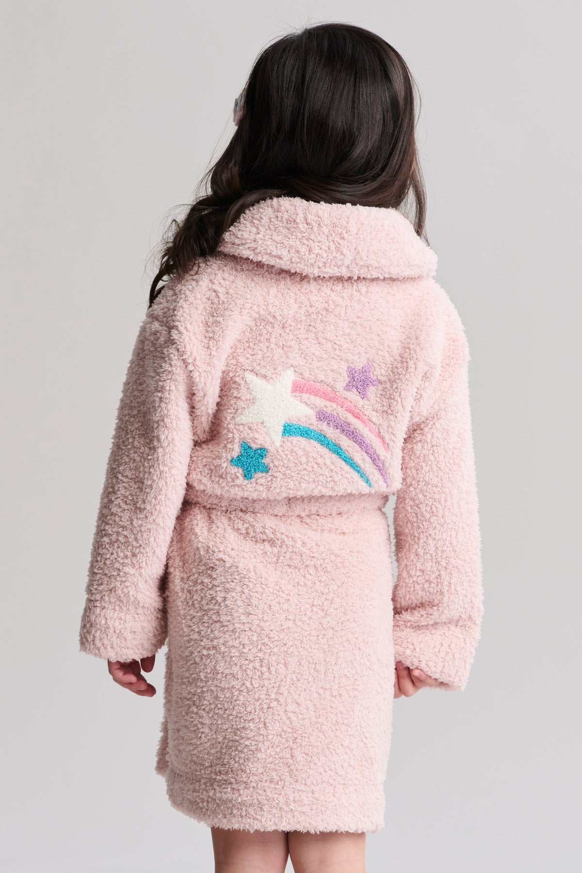 Brushed CozyChic® Toddler Embroidered Star Robe