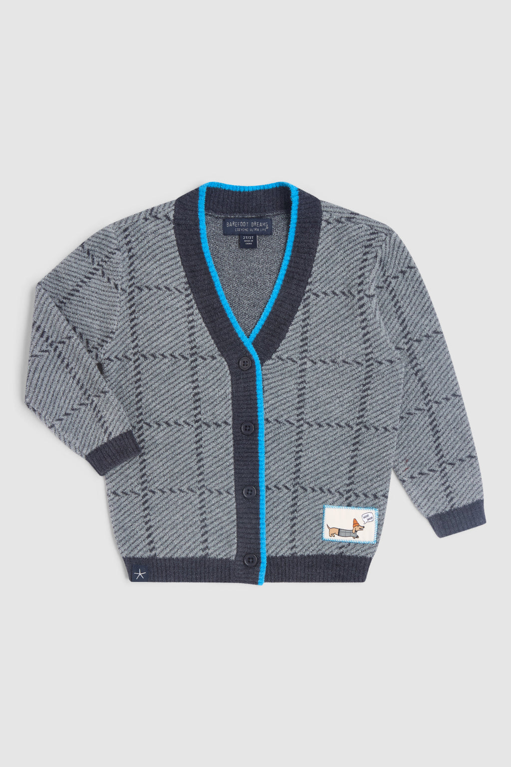 CozyChic Ultra Lite® Toddler Plaid Cardigan