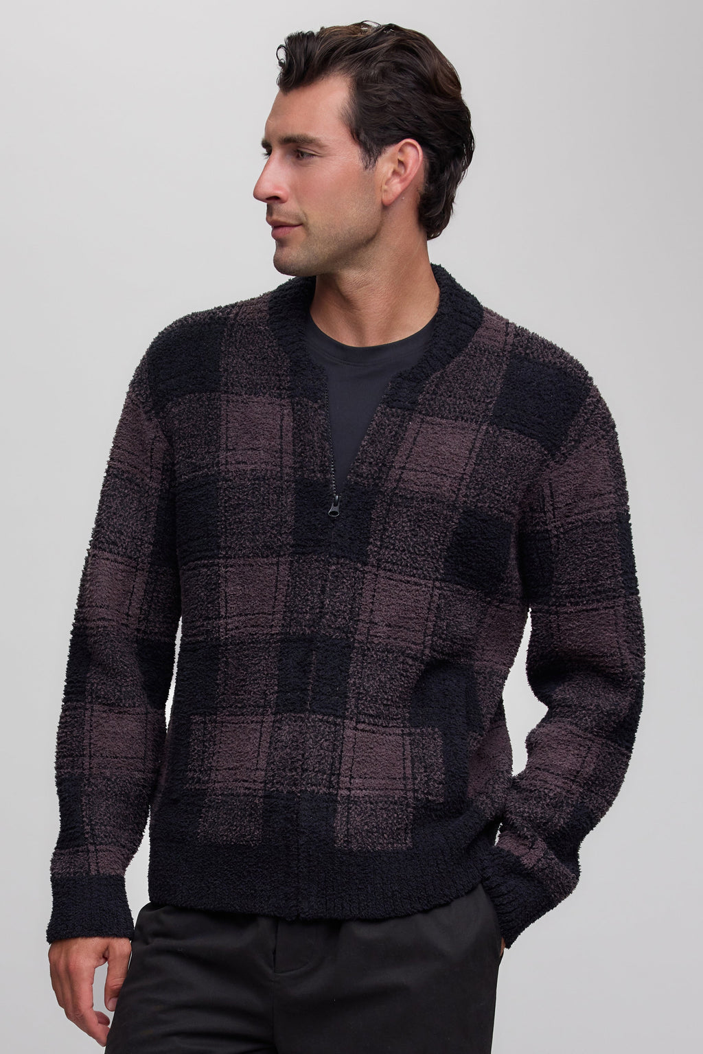 CozyChic® Plaid Bomber Jacket