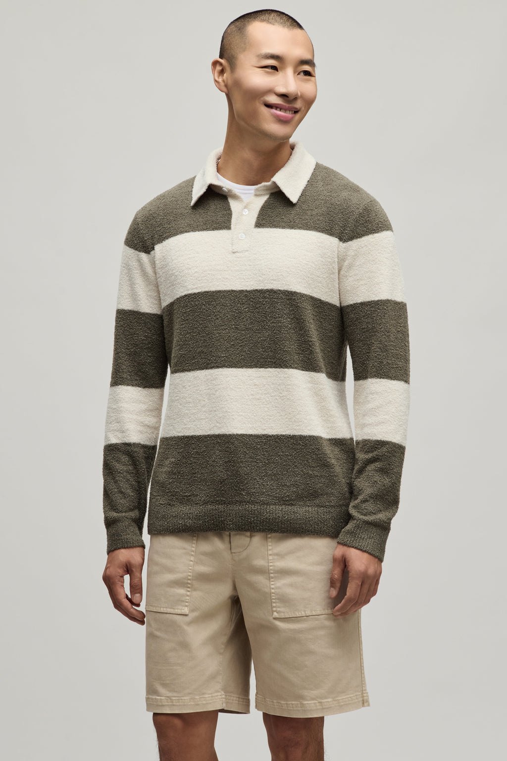 CozyChic Lite® Rugby Sweater