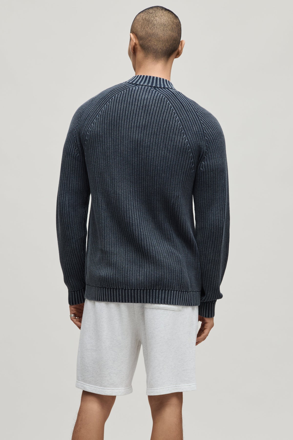 Sunbleach Zip Up Cardigan