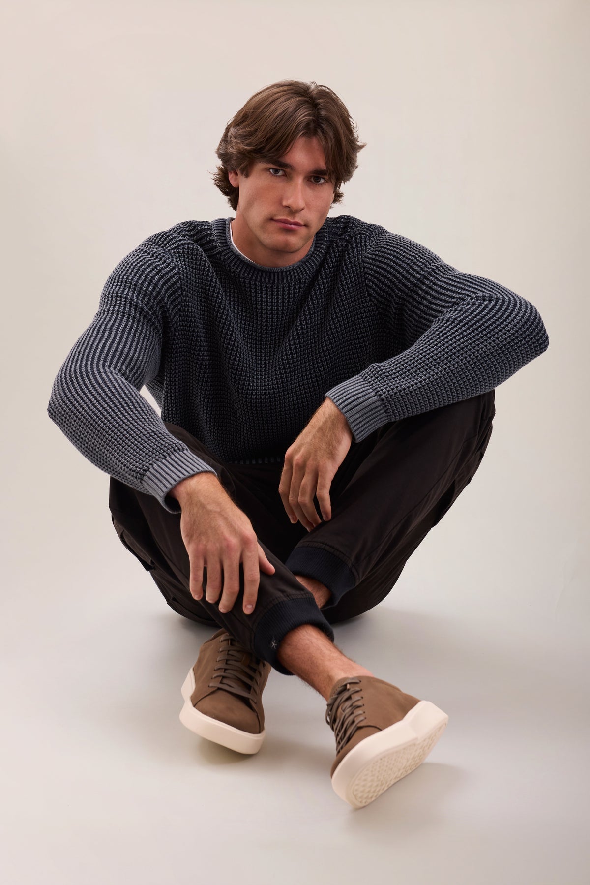 Sunbleached Roll Neck Sweater