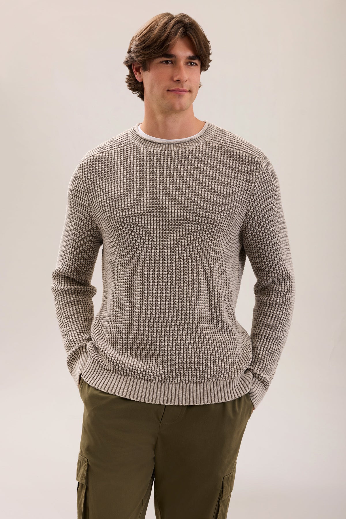 Sunbleached Roll Neck Sweater