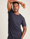 Malibu Collection® Washed Jersey Short Sleeve Crew