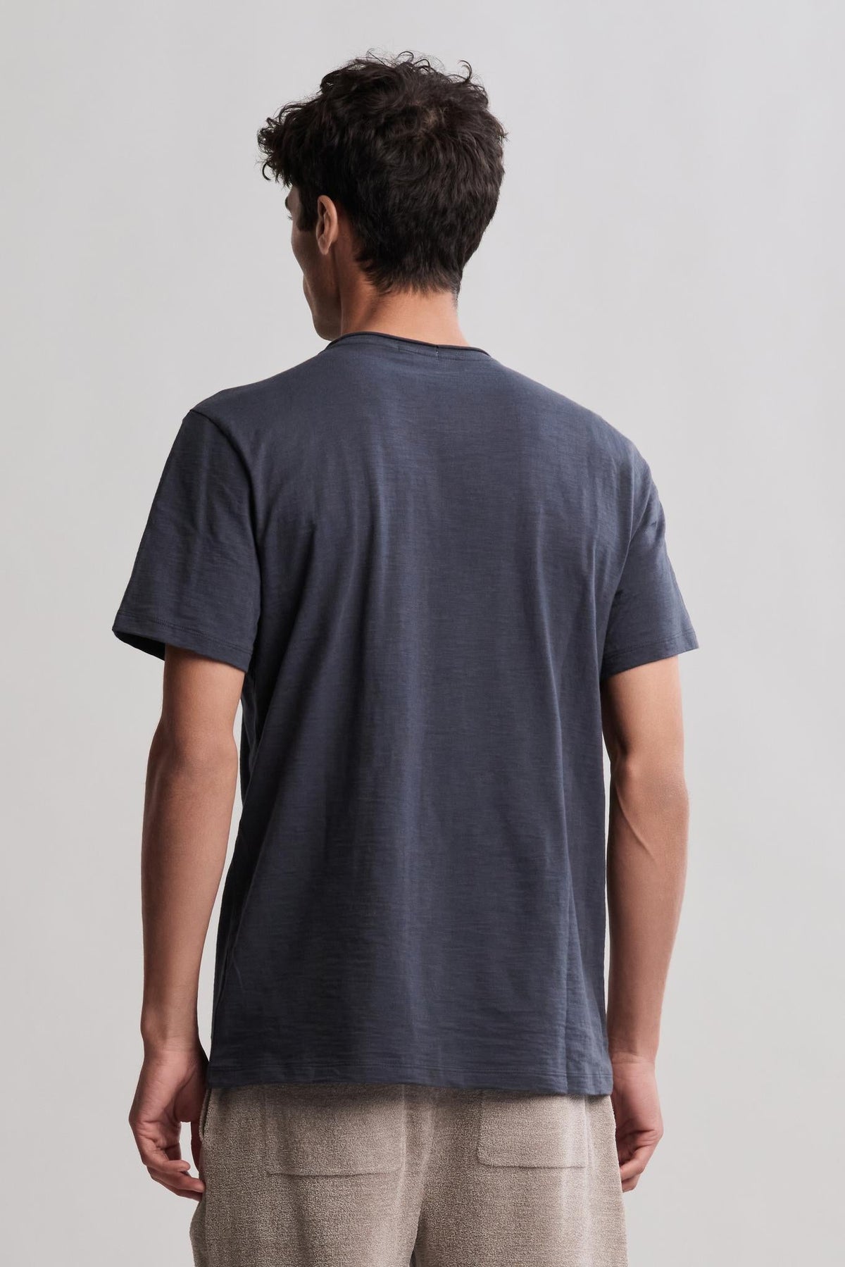Malibu Collection® Slub Cut Neck T-Shirt