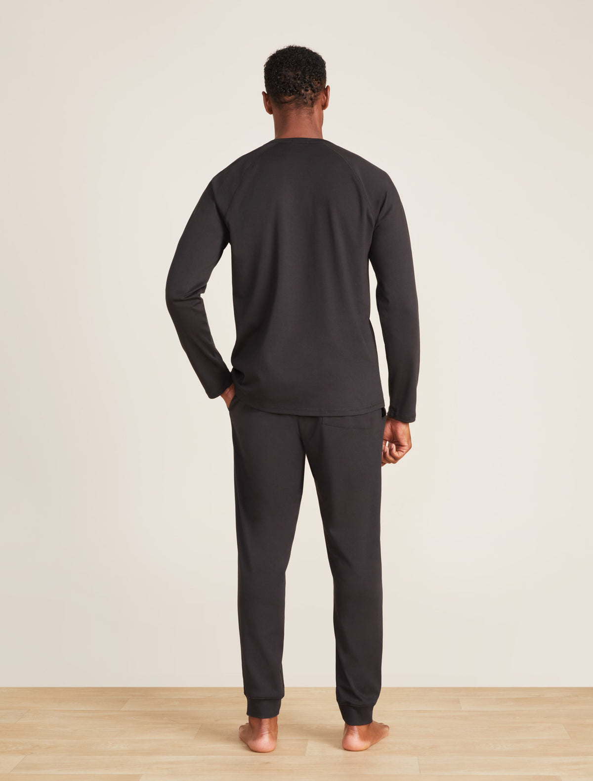 Malibu Collection® Pima Jersey Long Sleeve Henley