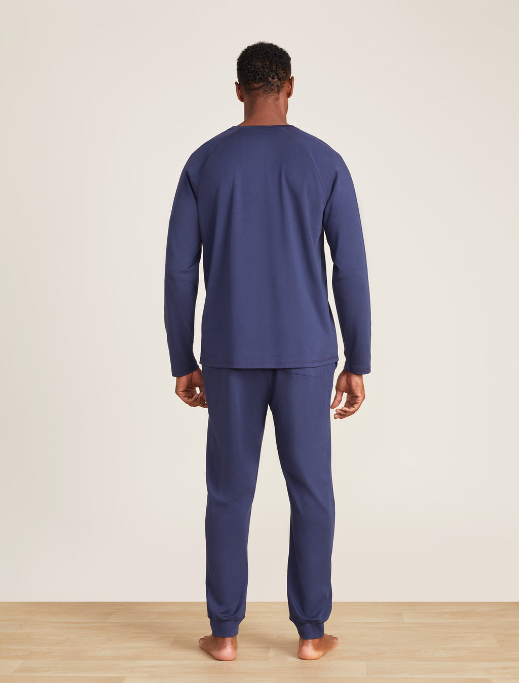 Malibu Collection® Pima Jersey Long Sleeve Henley