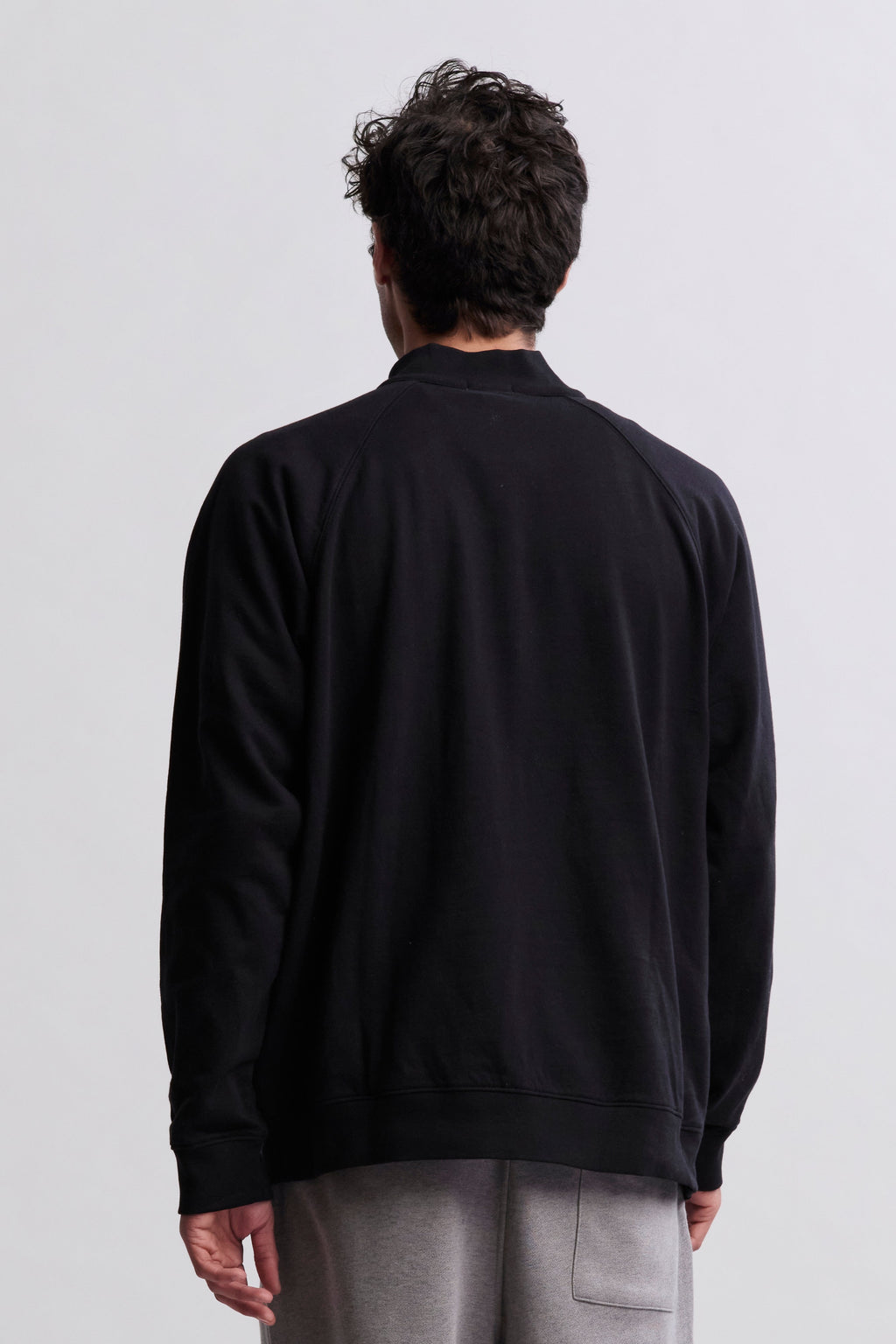 Malibu Collection® Pima Cotton Fleece Half Zip Pullover