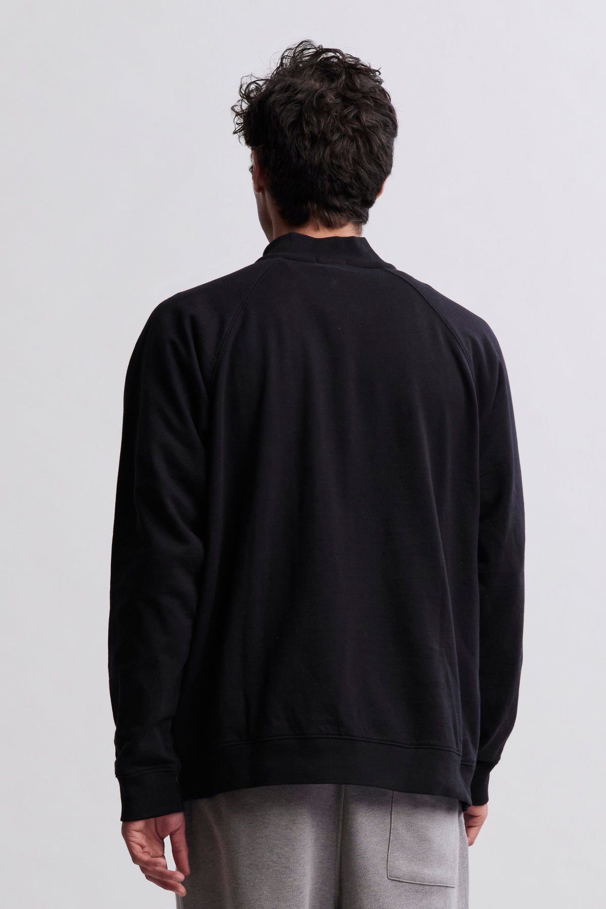 Malibu Collection® Pima Cotton Fleece Half Zip Pullover
