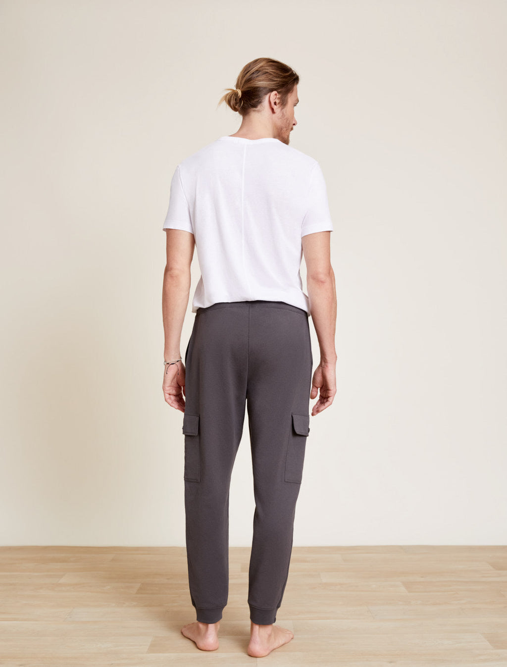 Malibu Collection® Pima Cotton Fleece Cargo Sweatpant