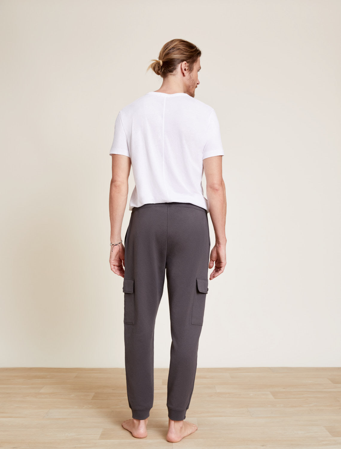 Malibu Collection® Pima Cotton Fleece Cargo Sweatpant
