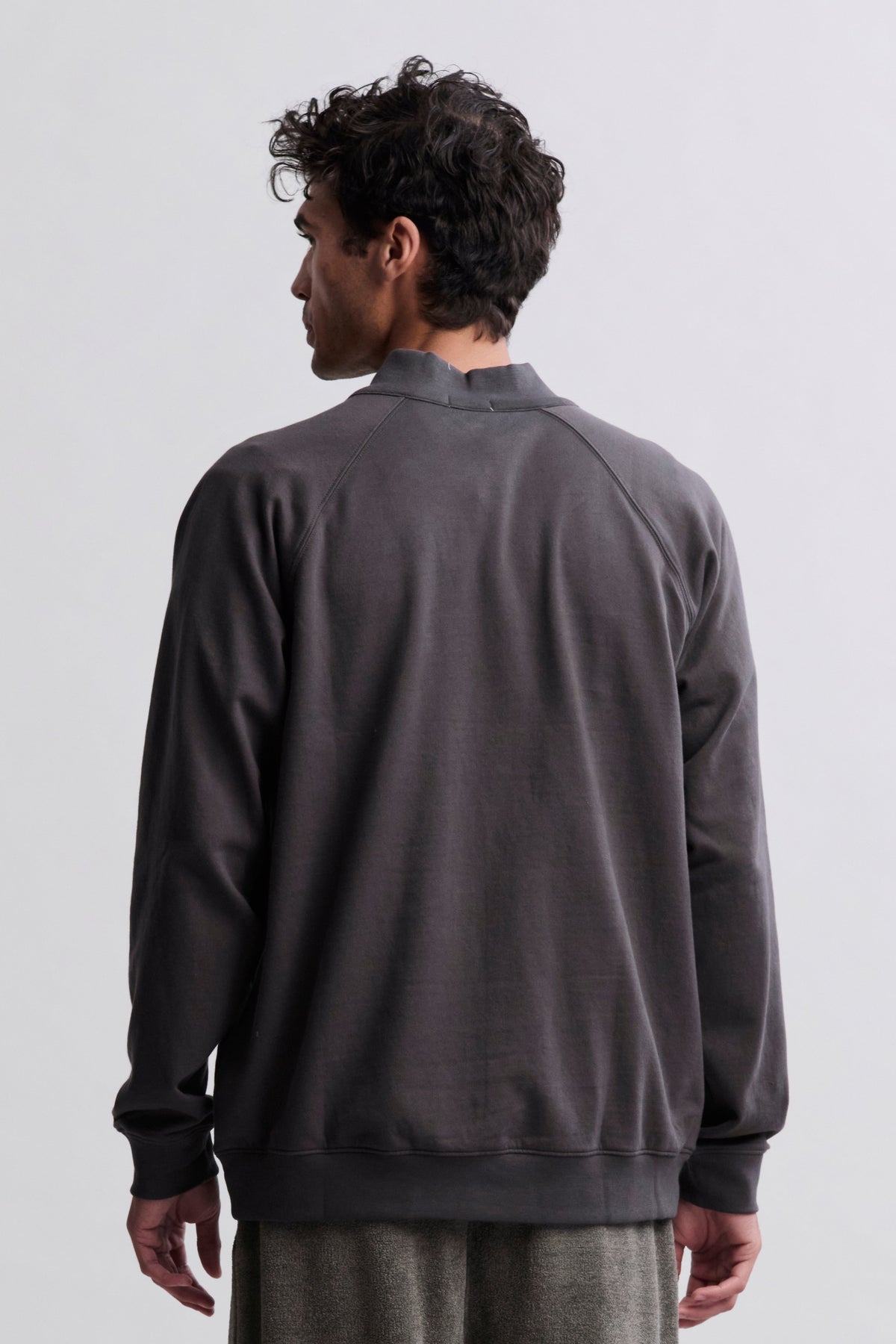 Malibu Collection® Pima Cotton Fleece Half Zip Pullover