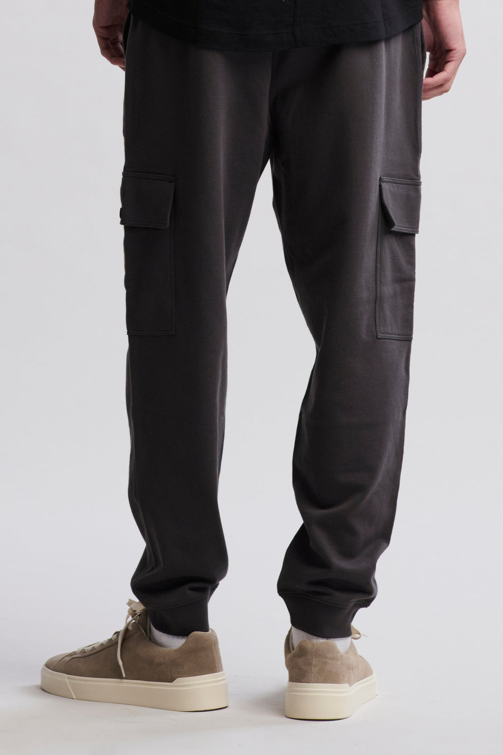 Malibu Collection® Pima Cotton Fleece Cargo Sweatpant