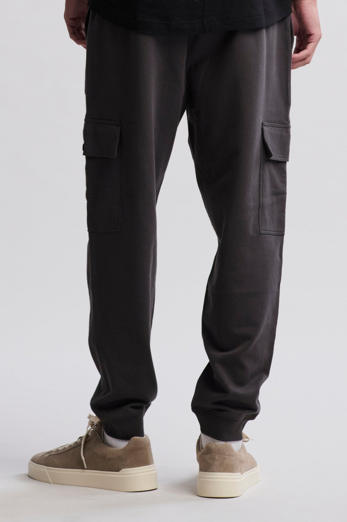 Malibu Collection® Pima Cotton Fleece Cargo Sweatpant