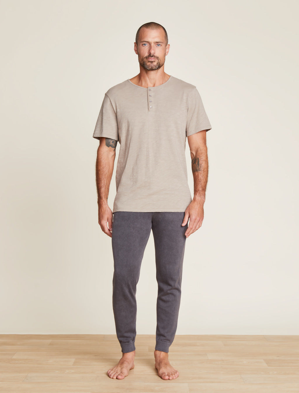 Malibu Collection® Slub Henley Tee