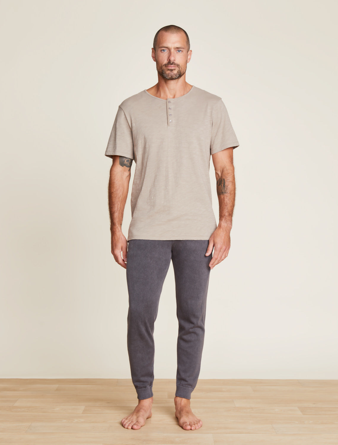 Malibu Collection® Slub Henley Tee