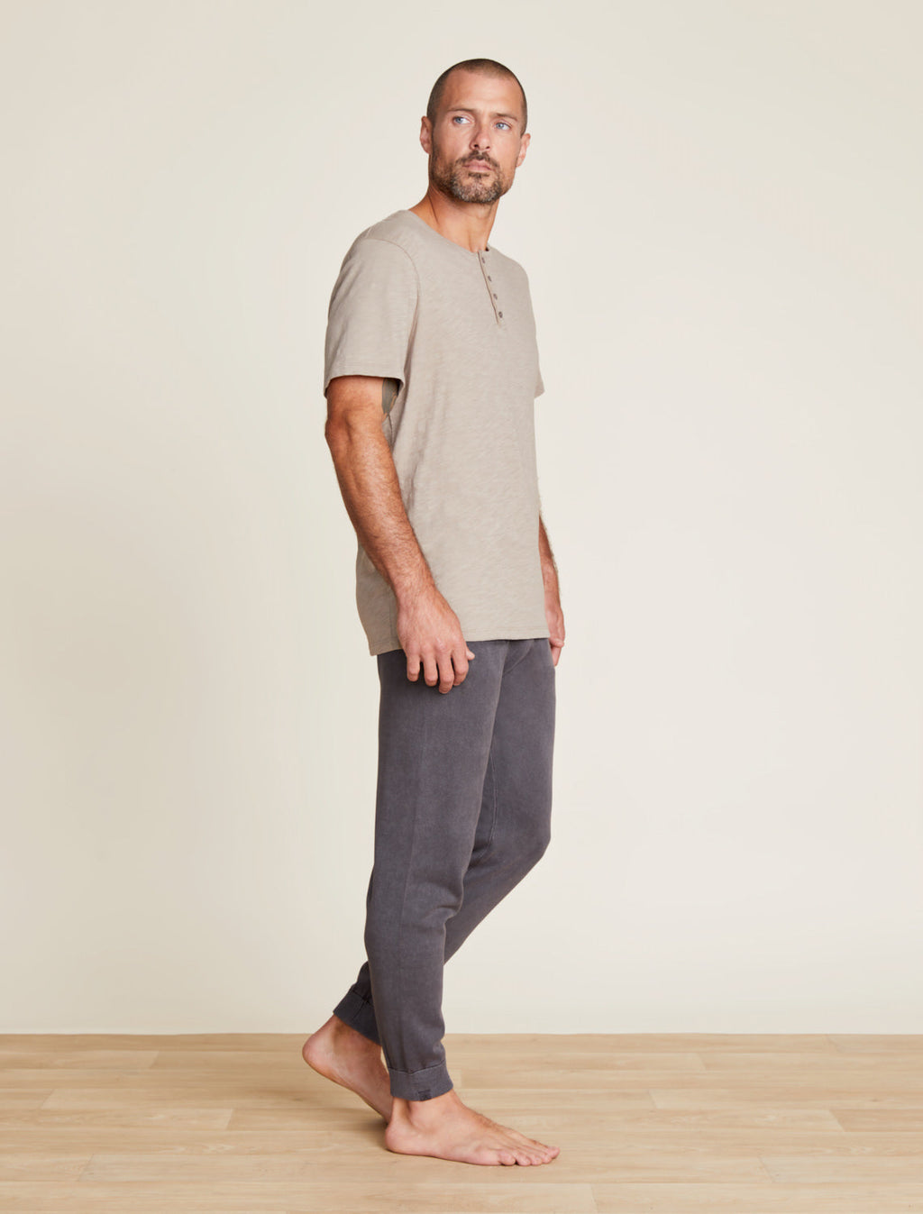Malibu Collection® Slub Henley Tee