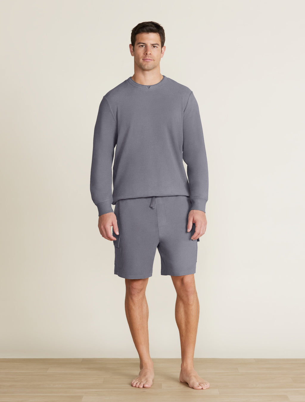 Malibu Collection® Brushed Fleece Cargo Short