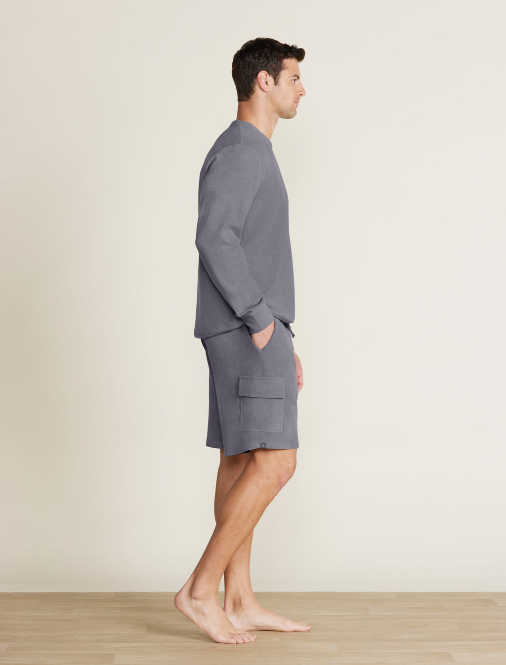 Malibu Collection® Brushed Fleece Cargo Short
