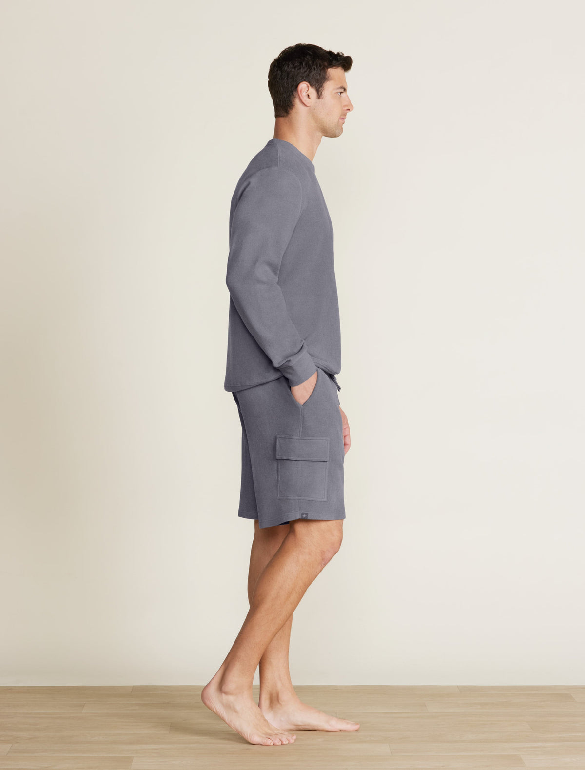 Malibu Collection® Brushed Fleece Cargo Short
