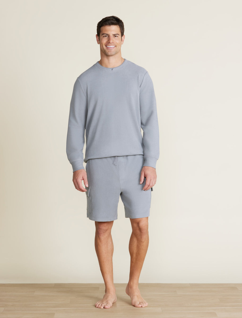 Malibu Collection® Brushed Fleece Cargo Short