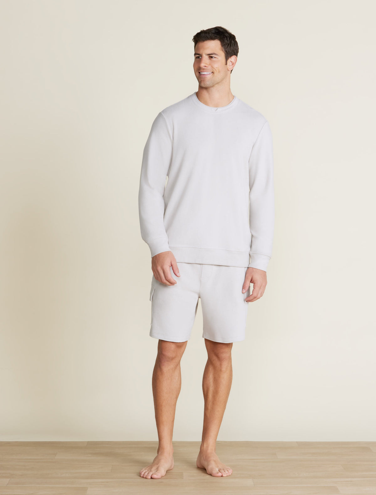 Malibu Collection® Brushed Fleece Split Neck Pullover