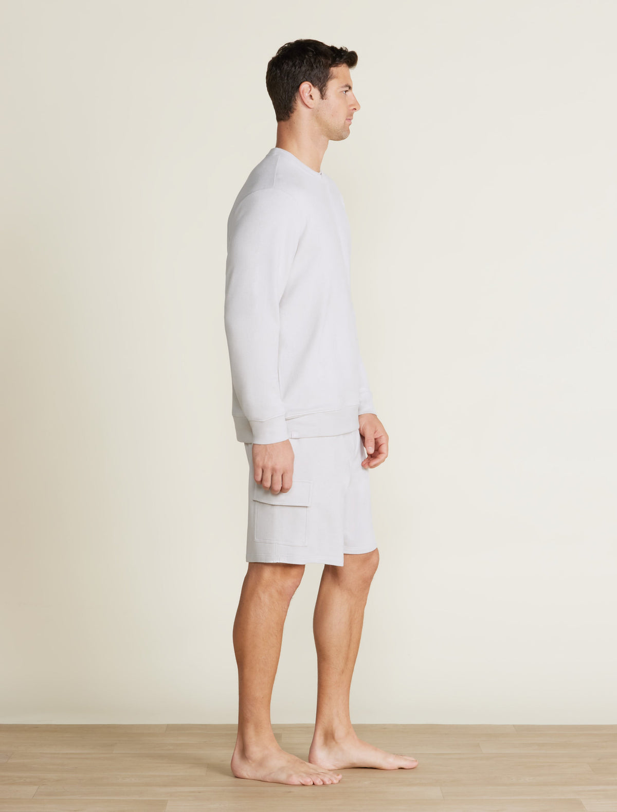 Malibu Collection® Brushed Fleece Split Neck Pullover