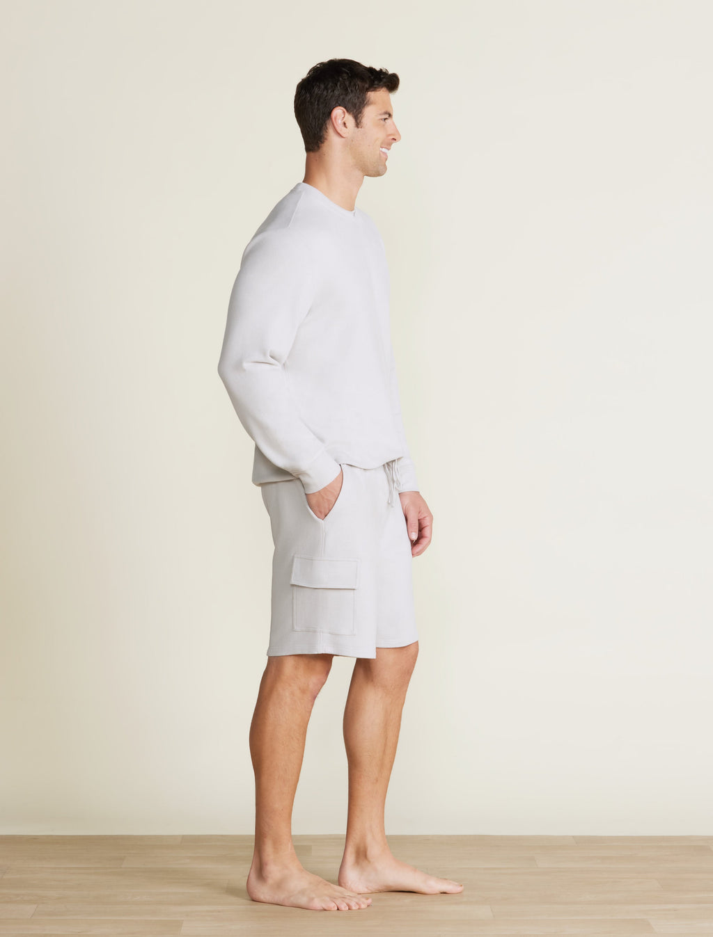Malibu Collection® Brushed Fleece Cargo Short
