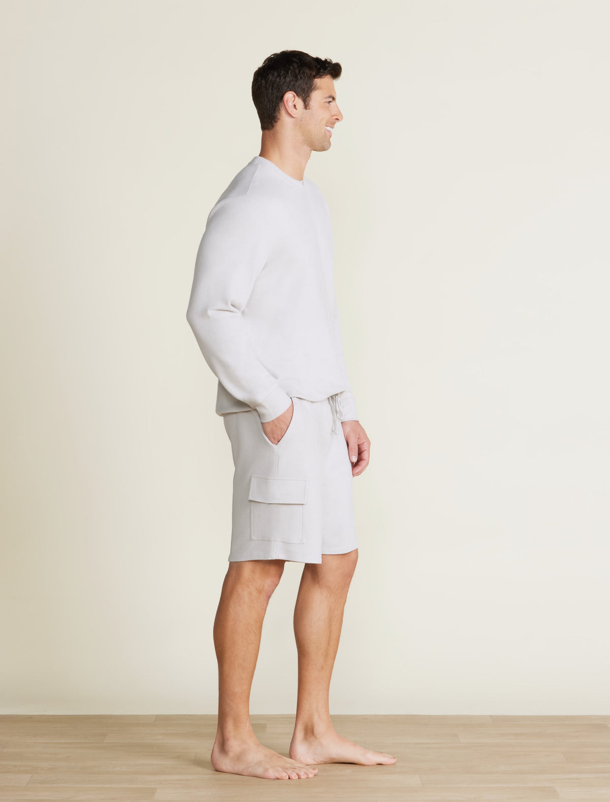 Malibu Collection® Brushed Fleece Cargo Short