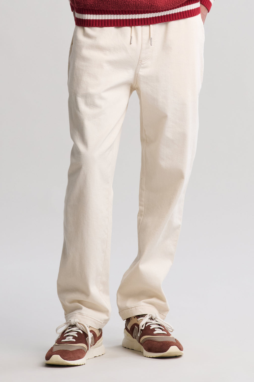 Malibu Collection® Woven Twill Relaxed Pant
