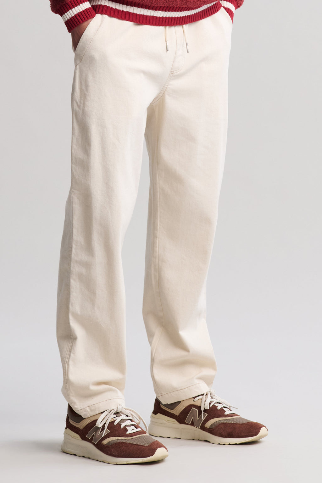 Malibu Collection® Woven Twill Relaxed Pant