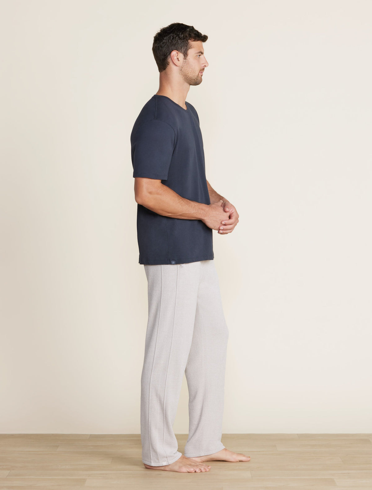Malibu Collection® Cotton Modal V-Neck Basic Tee
