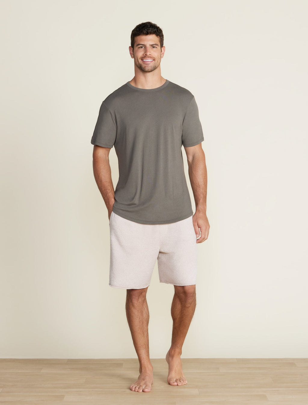Malibu Collection® Short Sleeve Cotton Modal Crew