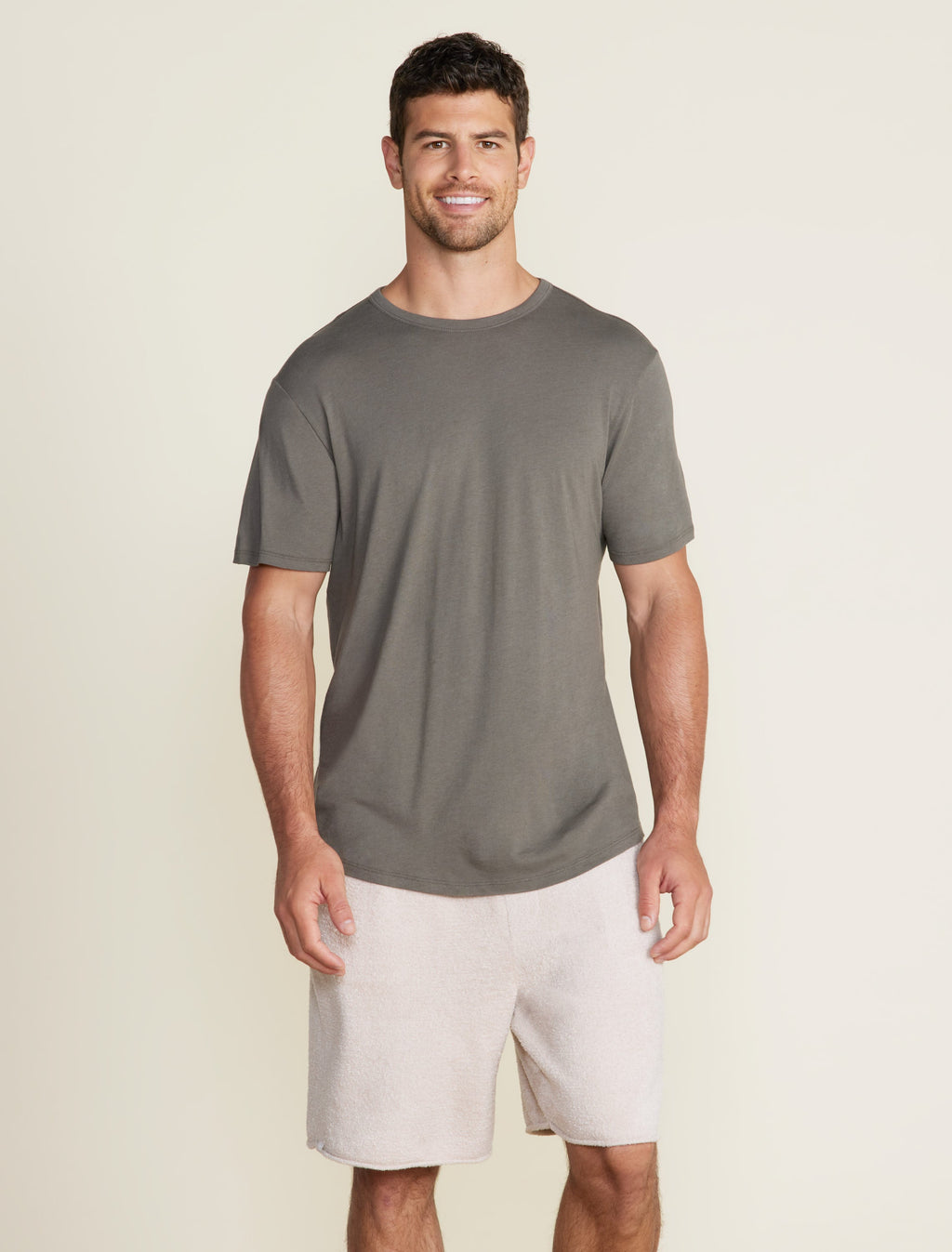 Malibu Collection® Short Sleeve Cotton Modal Crew