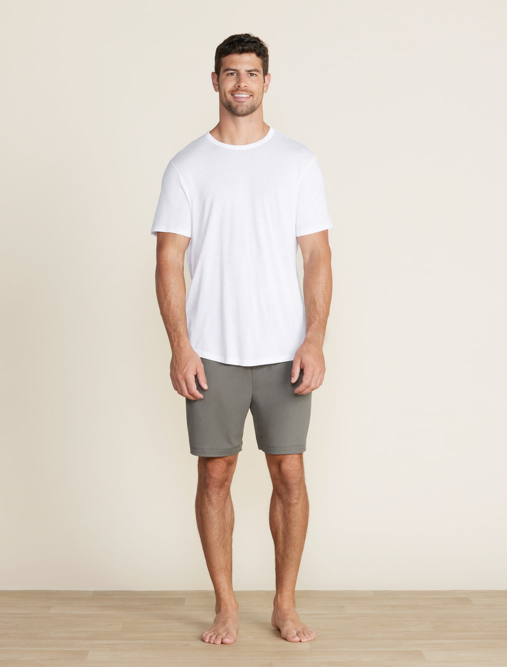 Malibu Collection® Short Sleeve Cotton Modal Crew