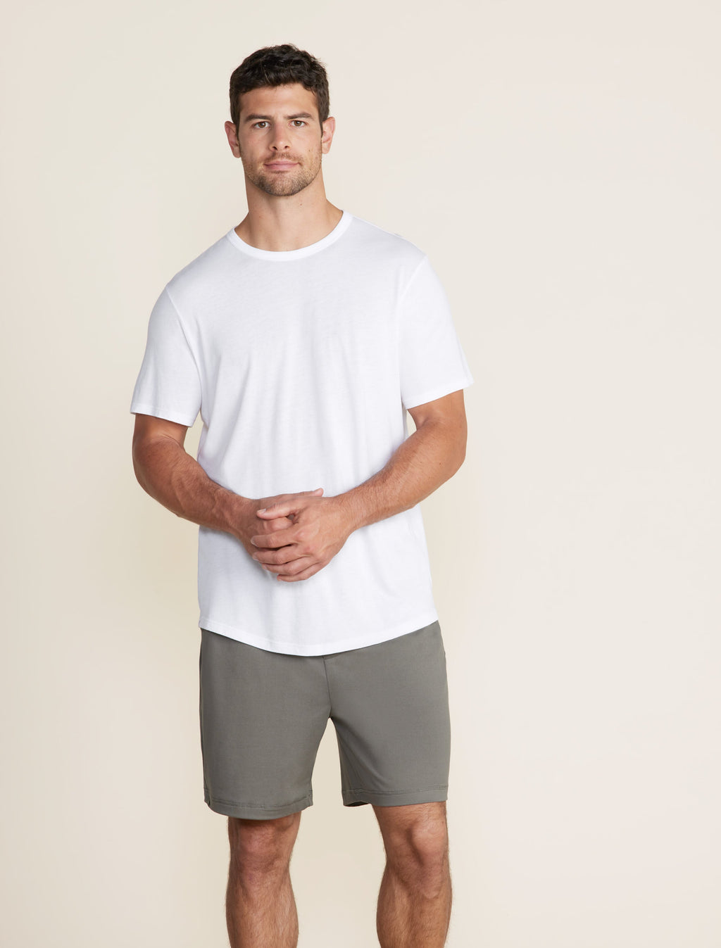 Malibu Collection® Short Sleeve Cotton Modal Crew