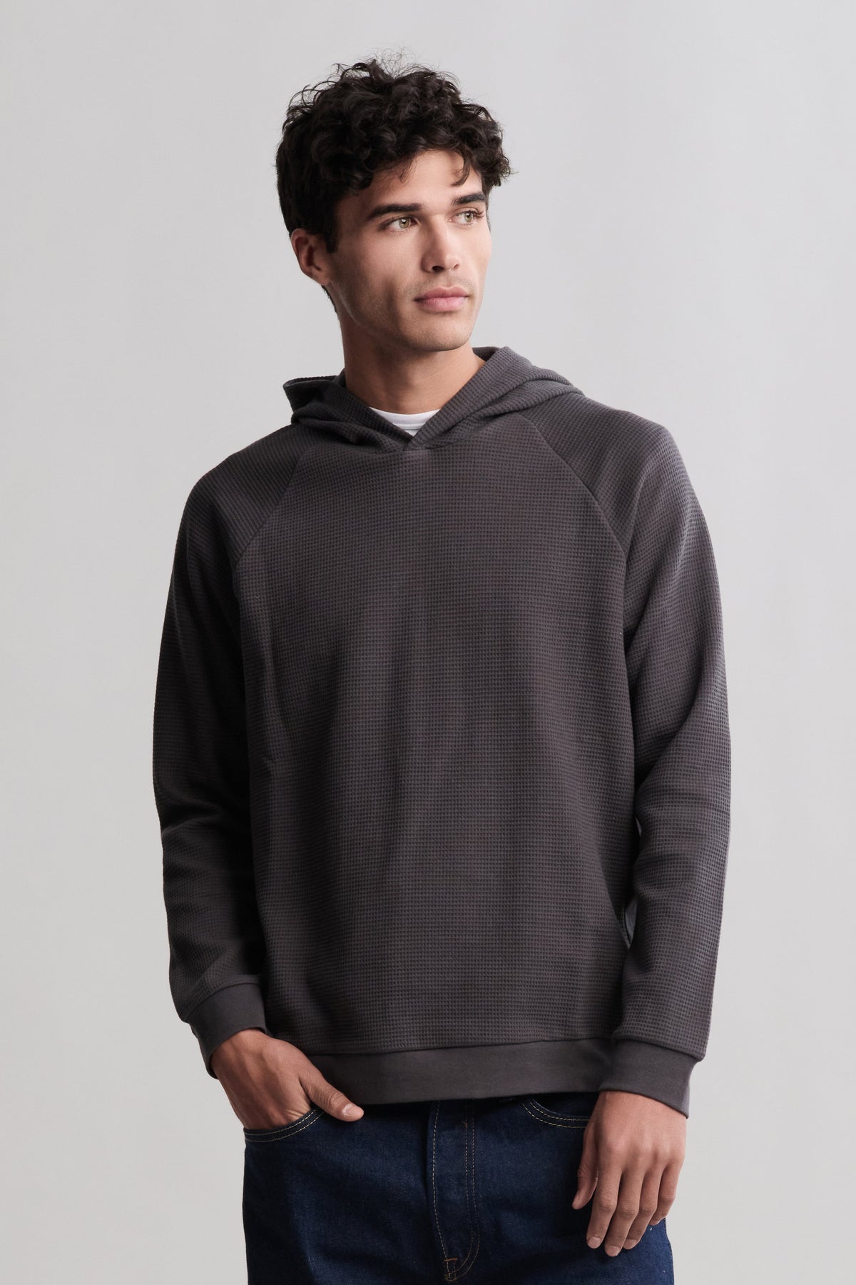 Waffle Thermal Hoodie