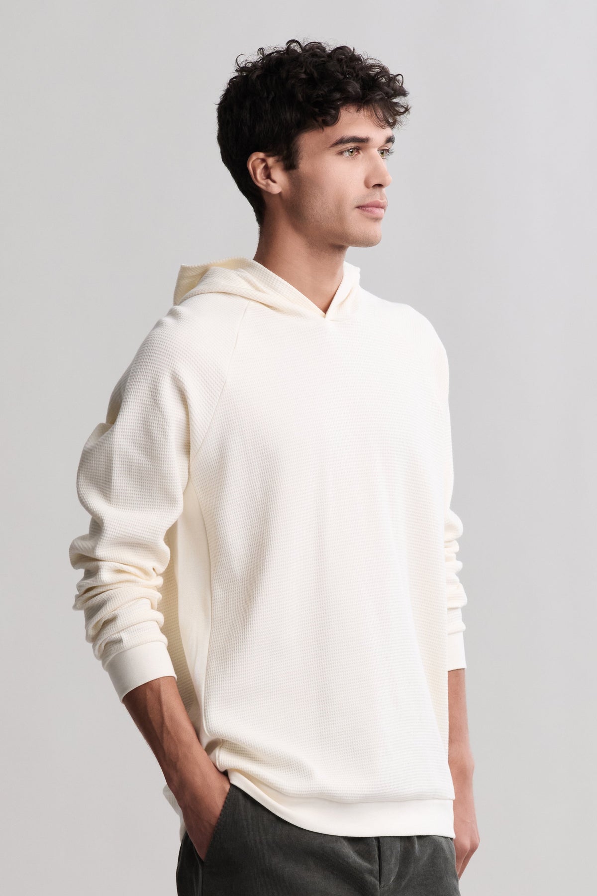 Waffle Thermal Hoodie