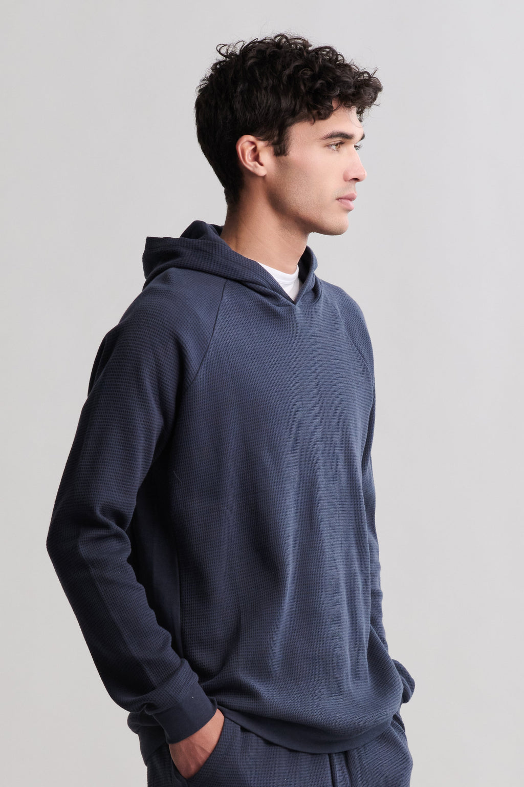 Waffle Thermal Hoodie