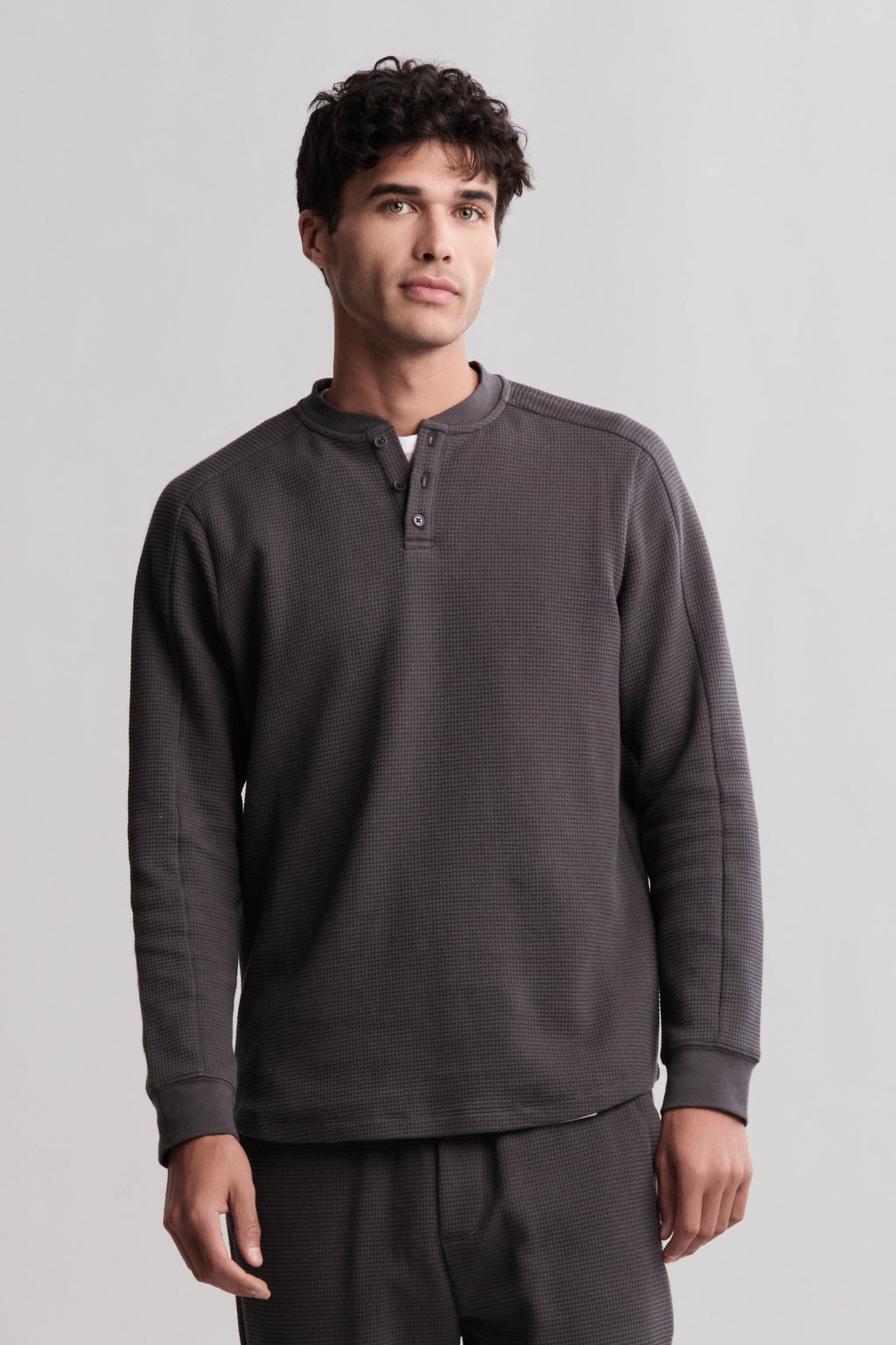 Waffle Thermal Henley